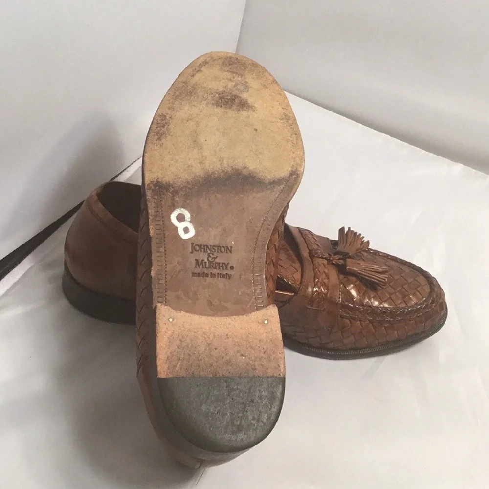 Johnston & MURPHY DOMANI MEN SHOES MADE IN ITALY SIZE‎ 9 M